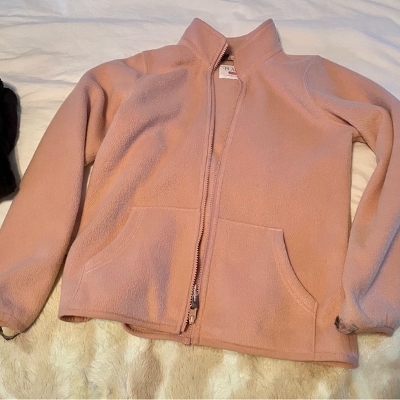 The Children’s Place Big Girls Hooded Pink Camo Puffer Jacket And Two Zip Up’s - Picture 5 of 10